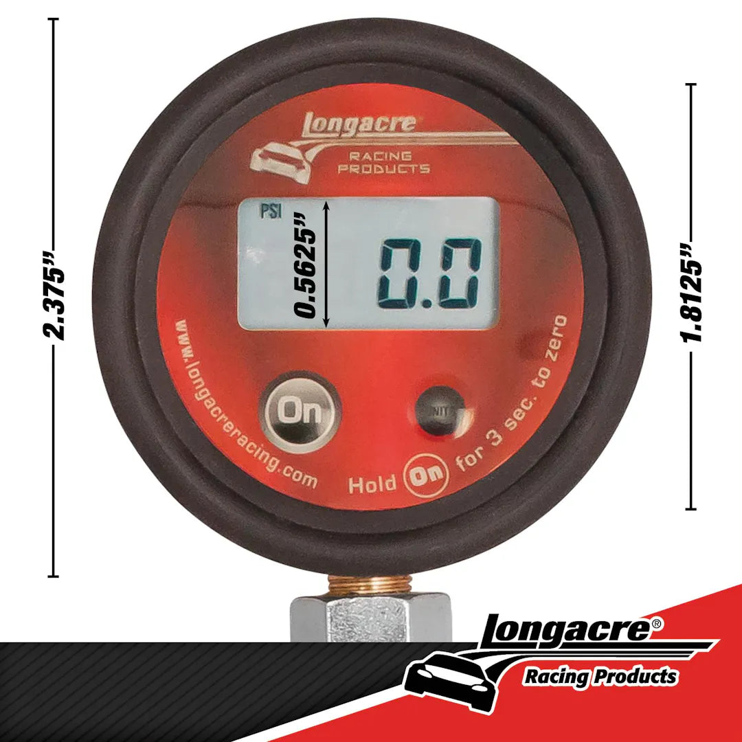 Longacre® 52-53006 Econo Digital Tire Gauge w/ Active Display