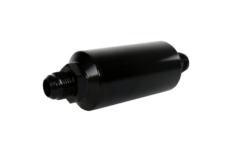 10an Inline Fuel Filter 100 Micron 2in OD Black
