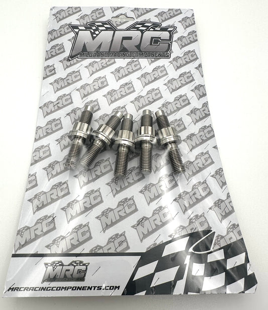 Honda K Series 54mm Raw Titanium Exhaust Stud Kit MRC Racing