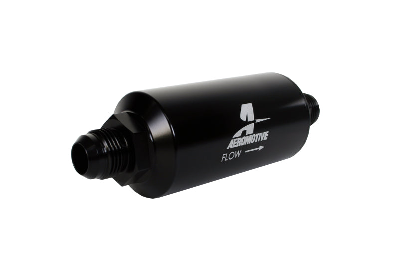 10an Inline Fuel Filter 100 Micron 2in OD Black
