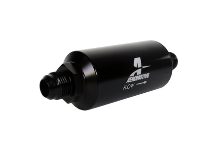 10an Inline Fuel Filter 100 Micron 2in OD Black