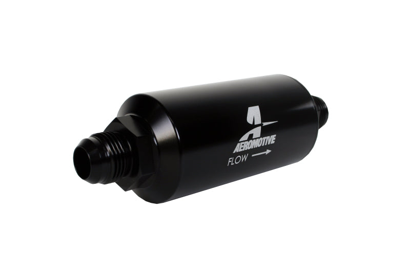 10an Inline Fuel Filter 100 Micron 2in OD Black