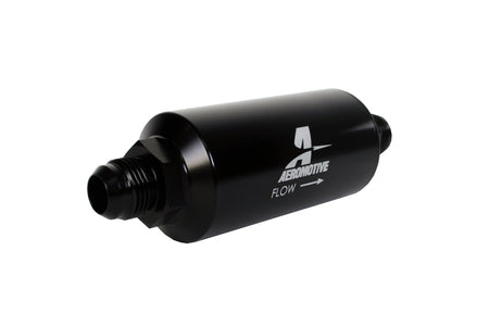 10an Inline Fuel Filter 100 Micron 2in OD Black