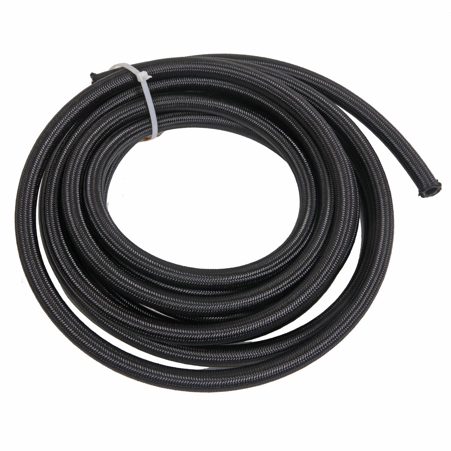 10ft -8 AN Fragola Performance Systems Premium Black Nylon Race Hose 841008