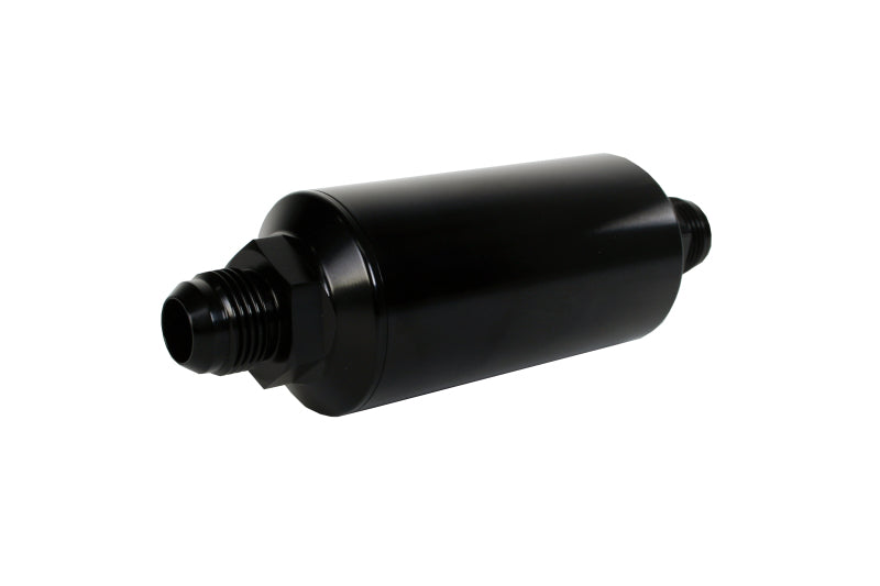 10an Inline Fuel Filter 100 Micron 2in OD Black