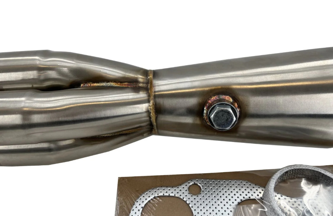 K Swap K20 K24 Megaphone Exhaust Header 2 Bolt 4-1 Tri-Y EK EG DC2 Civic Pipe