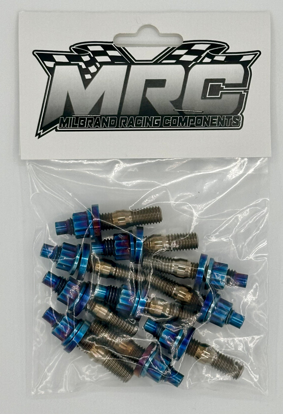 Honda B,D,F,H,J Series/Chevy Ecotec 45mm Burnt Blue Titanium Exhaust/Intake Stud Kit