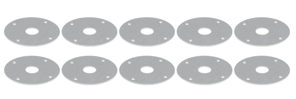 Scuff Plates Aluminum 1/2in Hole 10pk