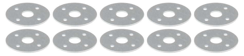 Scuff Plates Aluminum 3/8in Hole 10pk