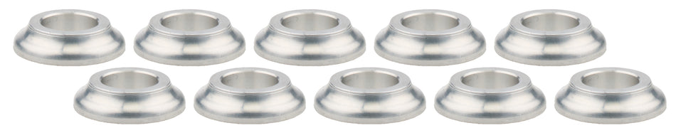 Tapered Spacers Alum 1/2in ID x 1/4 Long 10pk