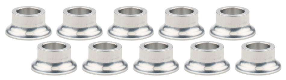Tapered Spacers Alum 1/2in ID x 1/2 Long 10pk