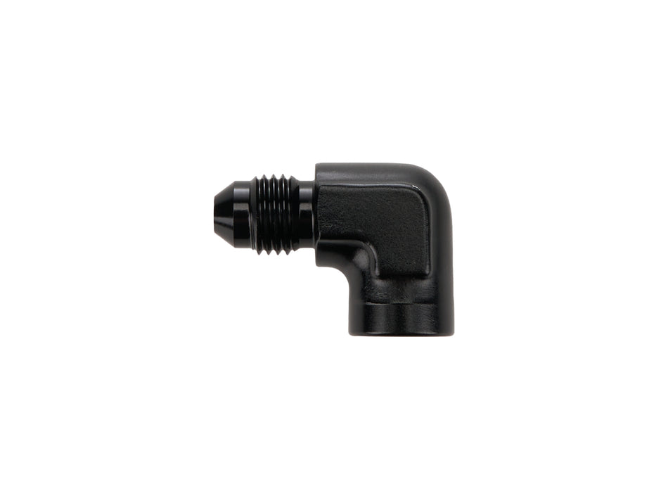 Adapter Fitting Aluminum 4AN to 1/8 NPT 90 Deg
