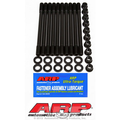 ARP208-4701 ARP Cylinder Head Stud Kit, 12 Point Nuts, Chromoly, Black Oxide, Undercut, Honda 4-Cylinder, Kit