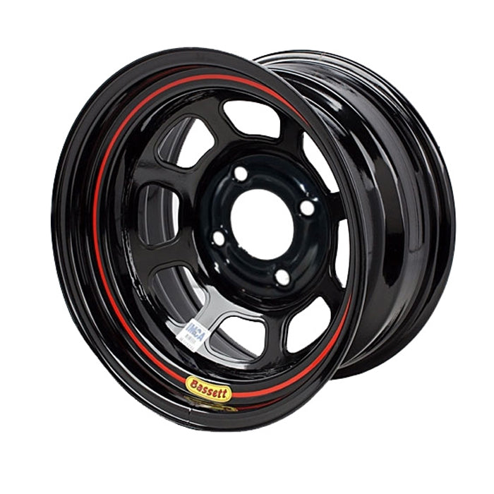 Wheel 15in x 7in 4x100MM Black 3" BS