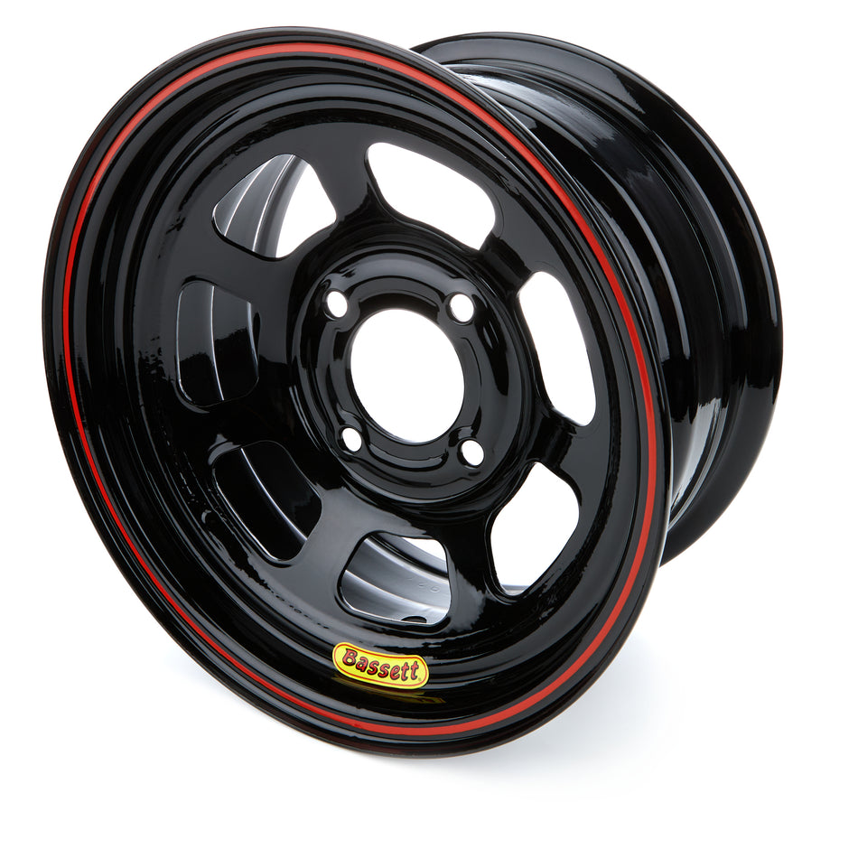 Wheel 13x7 4x4.5 4in BS Black