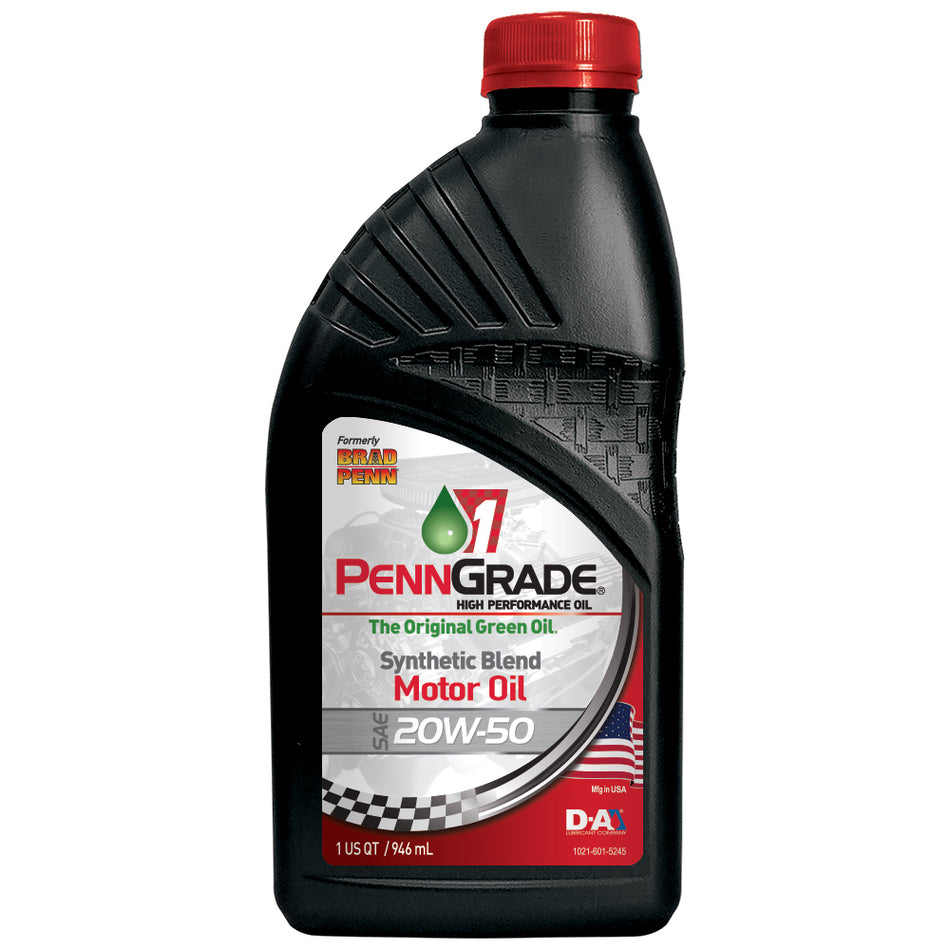 20w50 Racing Oil 1 Qt Partial Synthetic
