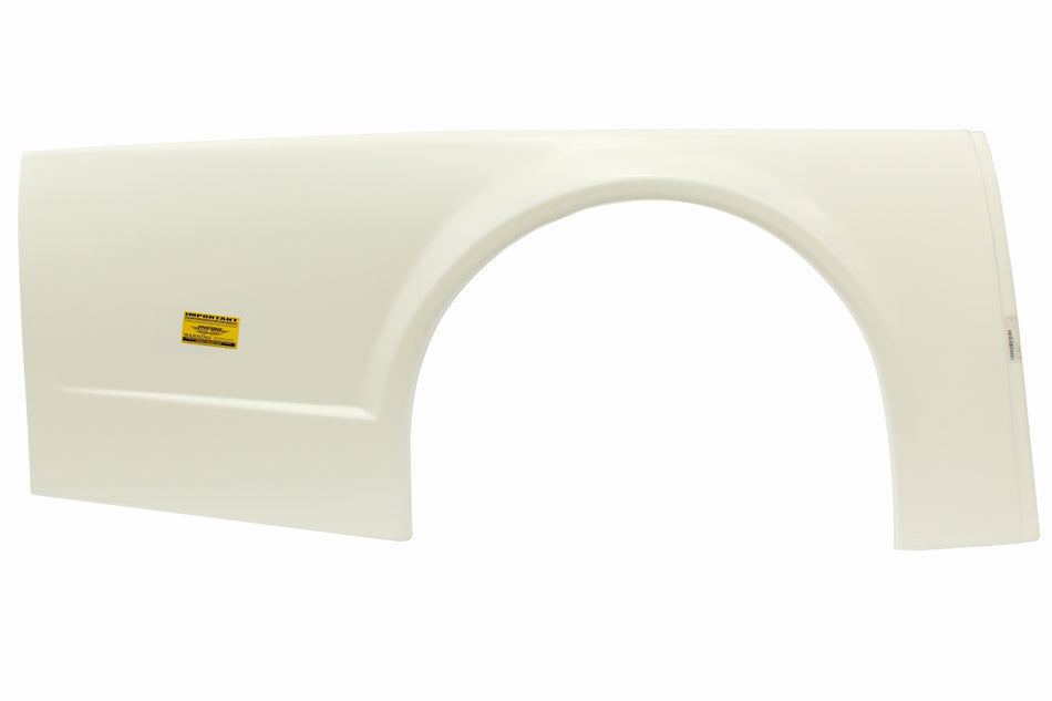 2019 LM Plastic Quarter Panel White Right