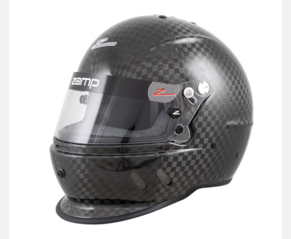 Helmet, RZ-67D, Full Face, Snell SA2025, Head and Neck Support Ready, Carbon Fiber, Large