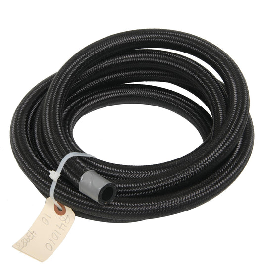 -10 AN 10FT Fragola Performance Systems Premium Black Nylon Race Hose 841010