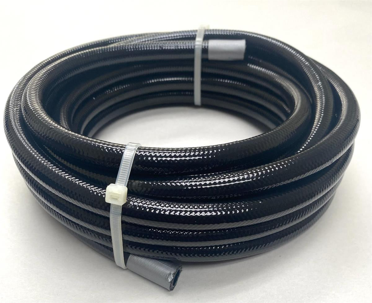 -10 AN 15FT Fragola Performance Systems Premium Black Nylon Race Hose 841510