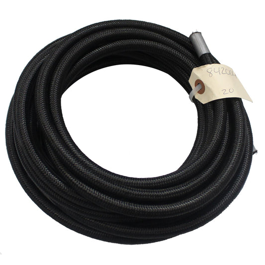 -4 AN 20 FT Fragola Performance Systems Premium Black Nylon Race Hose 842004