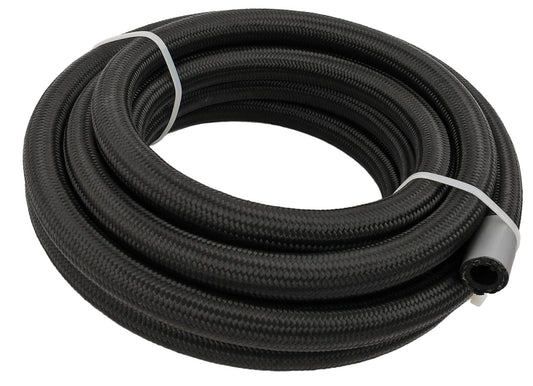 -8 AN 15 FT Fragola Performance Systems Premium Black Nylon Race Hose 841508