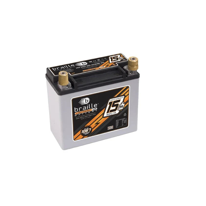 Braille Battery Lightweight AGM Racing Battery 15LB