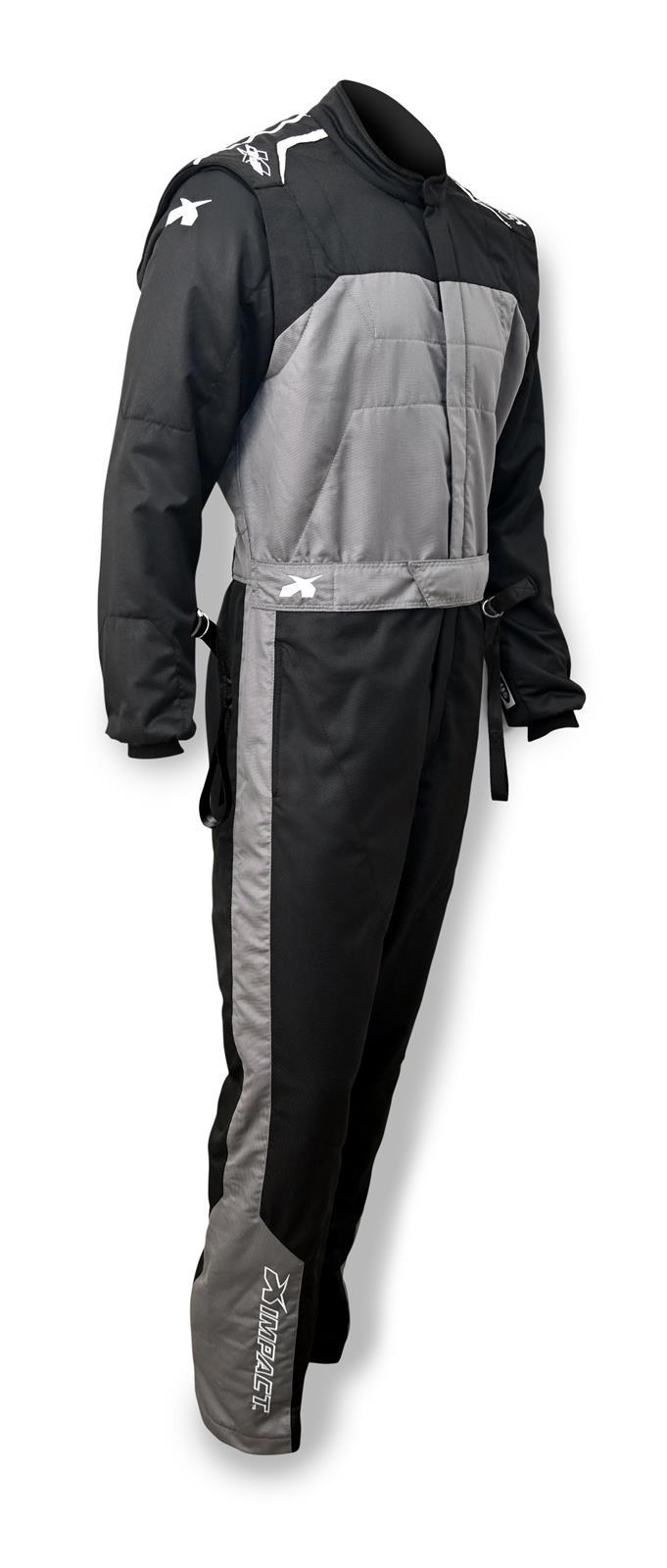 Suit Mini Racer 2.4 1pc Large Blk/Gry