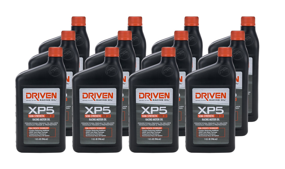 XP5 20w50 Semi-Synthetic Case 12 x 1 Quart