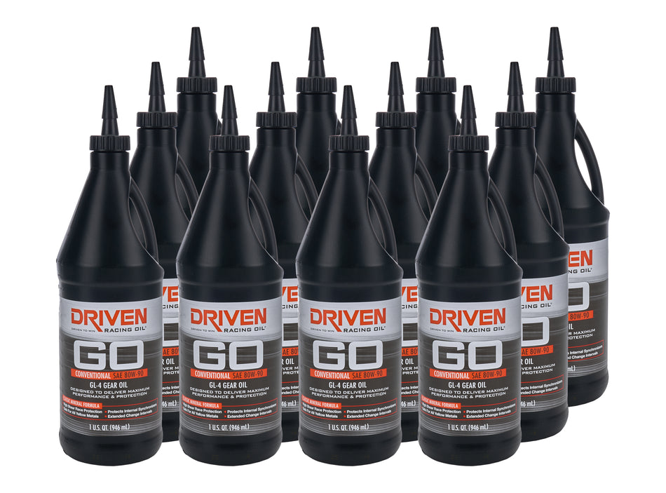 GL-4 80w90 Gear Oil Case 12 x 1 Quart