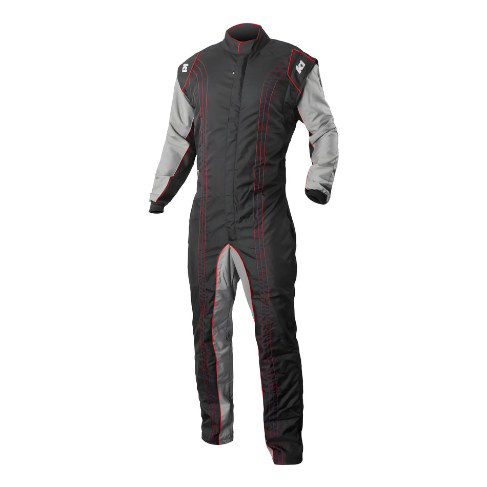 Suit Karting GK2 Adult Large Black/Red