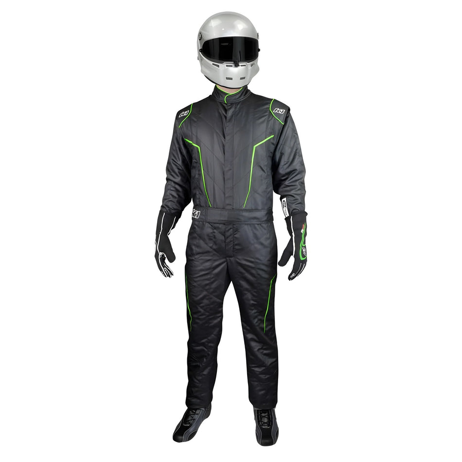 Suit GT2 X-Large Black / Fluo Green