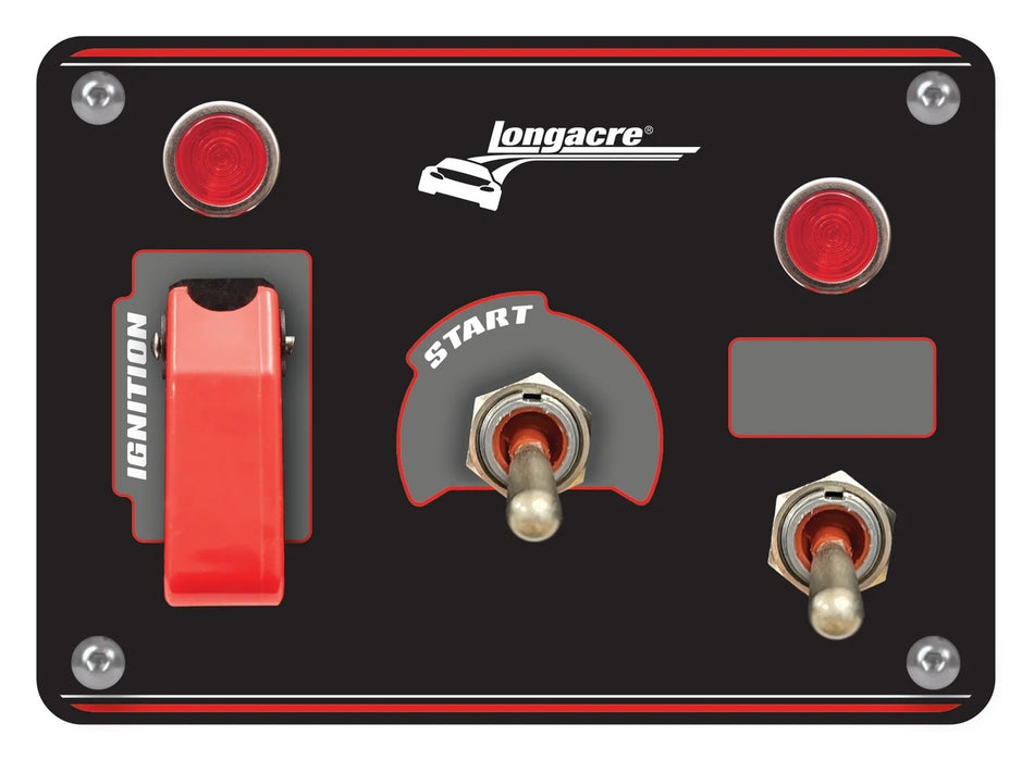 Ignition Panel Black w/ 1 Acc and Pilot Light