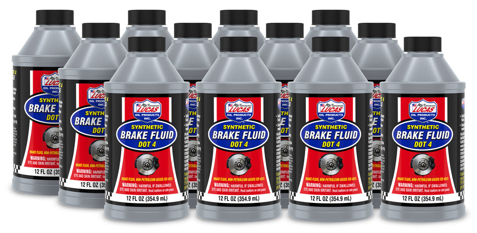 Brake Fluid Dot 4 Case 12x12oz