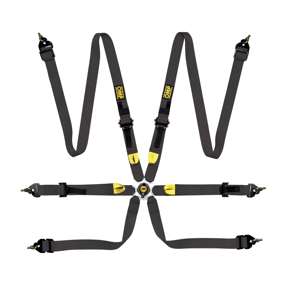 First 2 Harness Black Clip In 6 Point