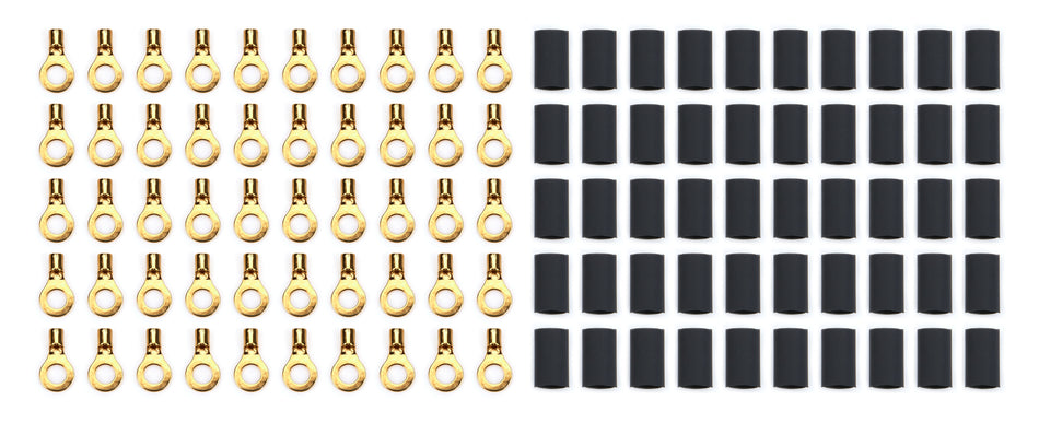 Ring Terminal #10 14-16 Ga w/Heat Shrink 50pk