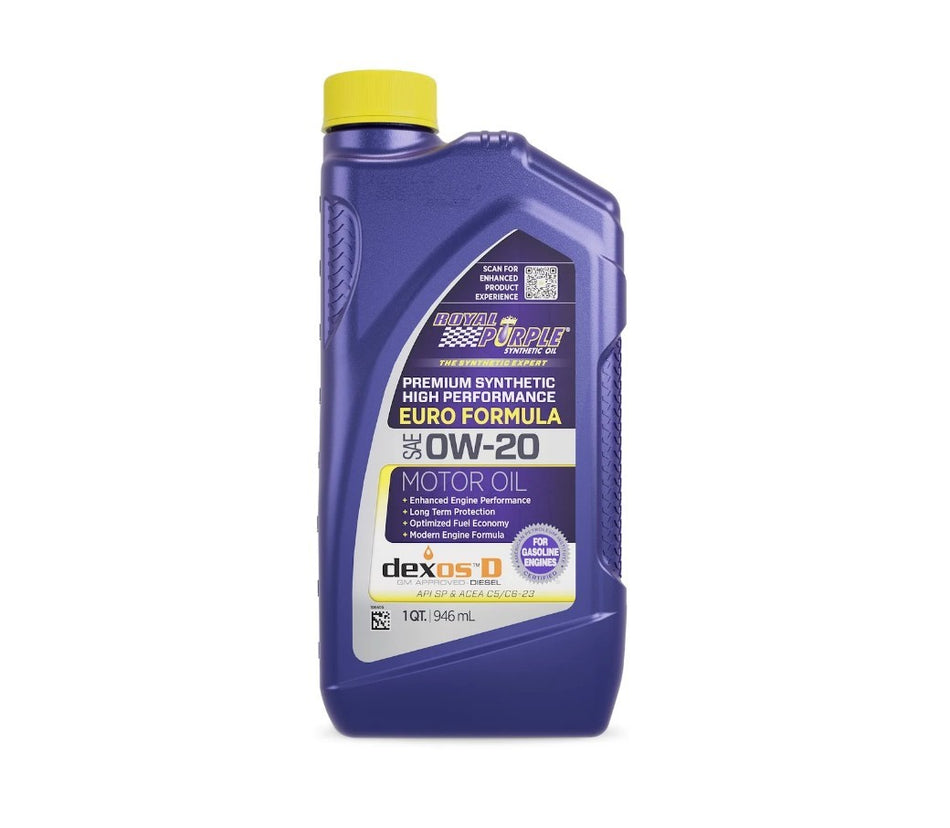 0W20 European Formula Dexos D Oil 1 Quart