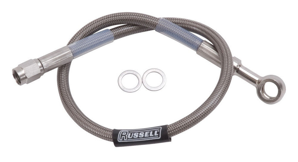 10mm Banjo 3/8 Str 3AN 30in Brake Line