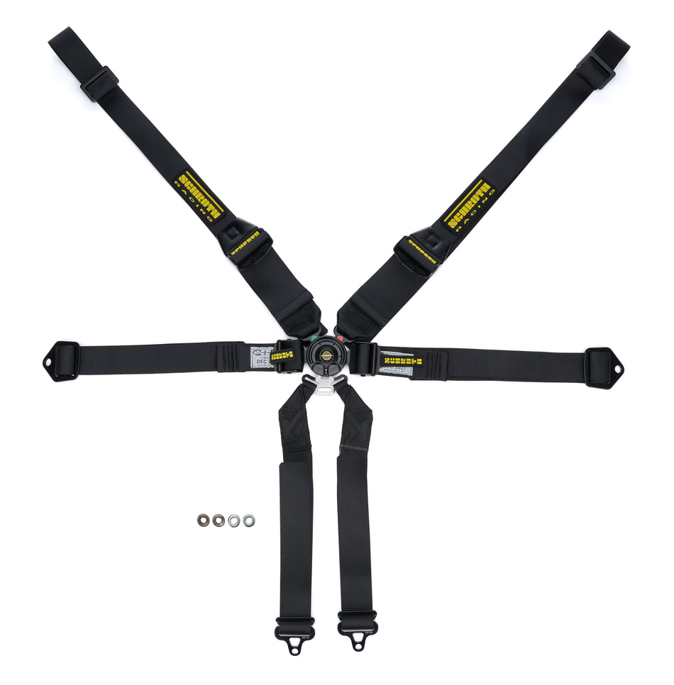 Harness 6pt Profi II SFI Hans Black