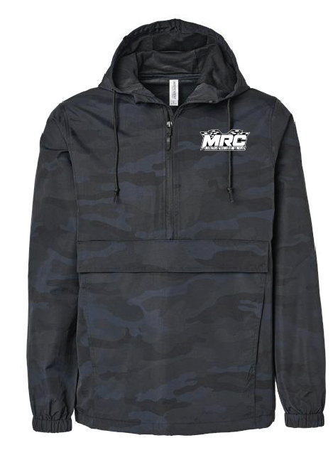 Black Camo Waterproof/Windbreaker Light Jacket