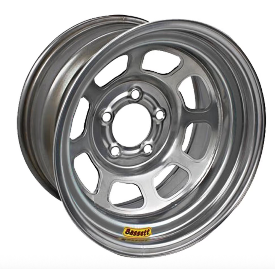 5X5 Bassett Excel D-Hole Wheels 15x8 (ALL Backspacing's)