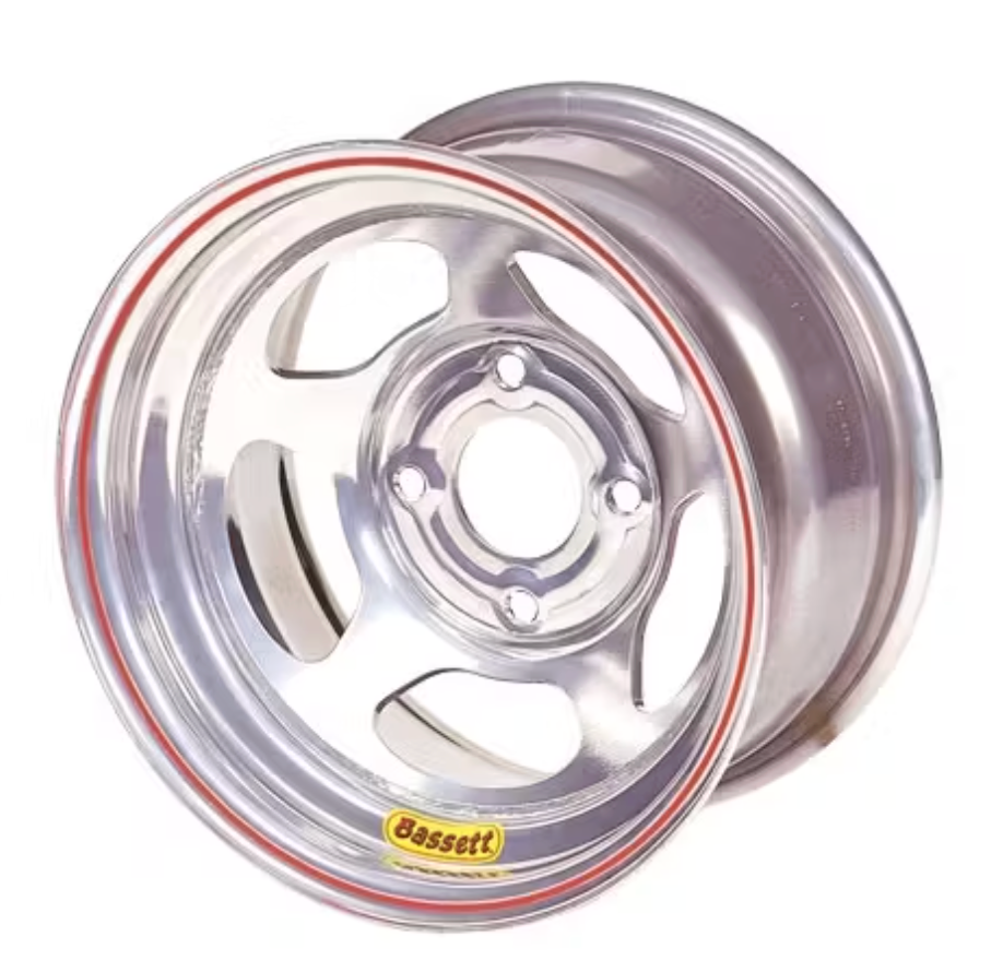 4x114.3MM / 4X4.5 Bassett Wheels 7 Inch Width (ALL Diameters, Backspacing's) Black, Silver, Chrome