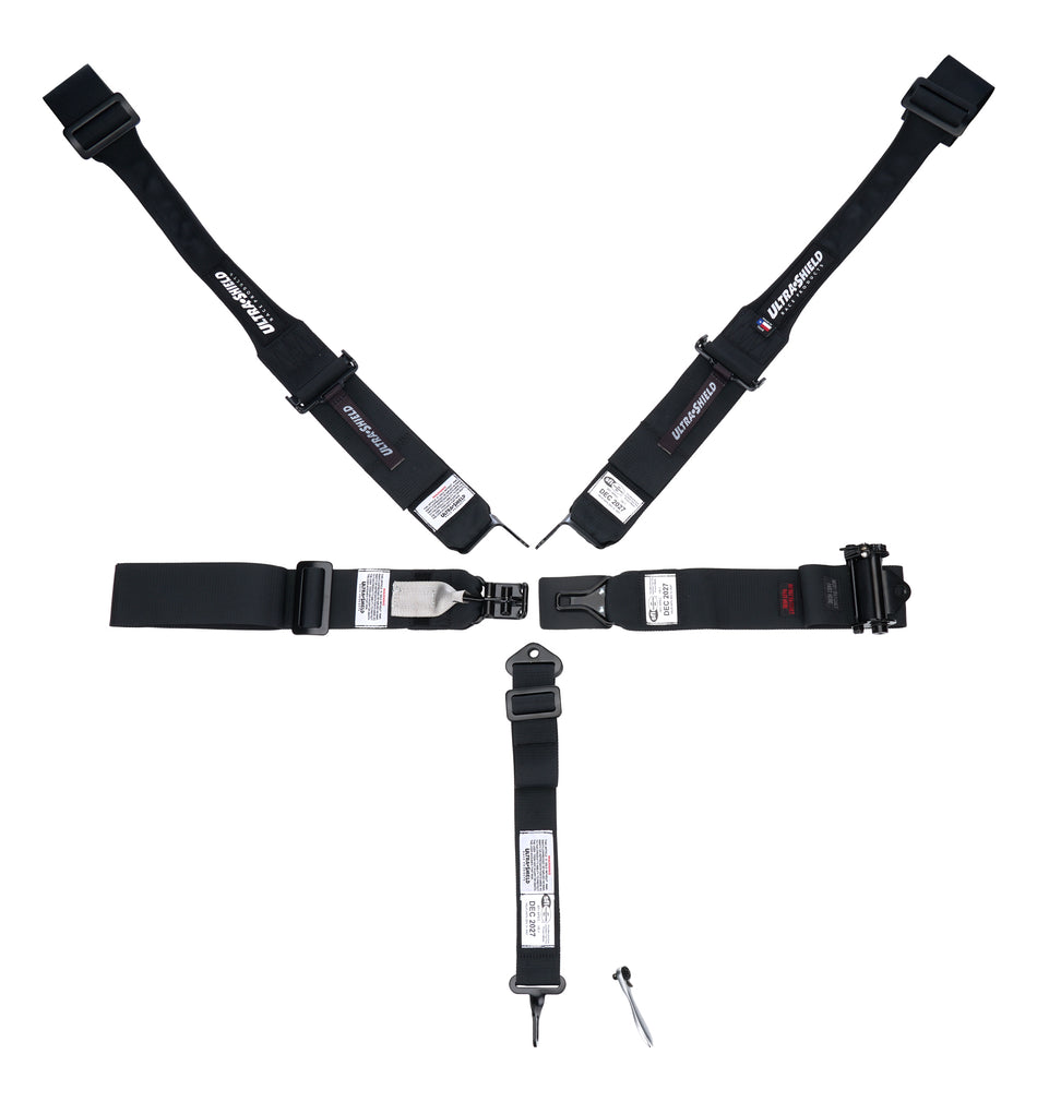 Harness 5pt HANS Shldr Left Side Ratchet L&L
