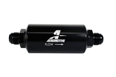 10an Inline Fuel Filter 100 Micron 2in OD Black