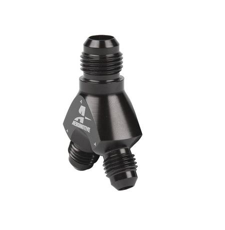 Y-Block Fitting - 6an to 2 x -4an