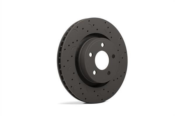 Hawk Performance 4x100MM HTC4866 Hawk Talon 2007 Mini Cooper Base w/ 280mm Front Discs Drilled and Slotted Front Brake Rotor Set